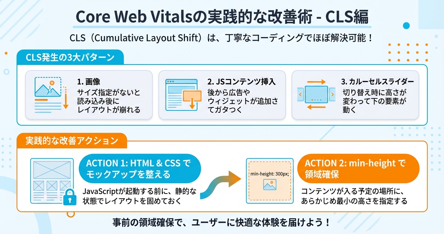 Core Web Vitalsの実践的な改善術 - CLS編