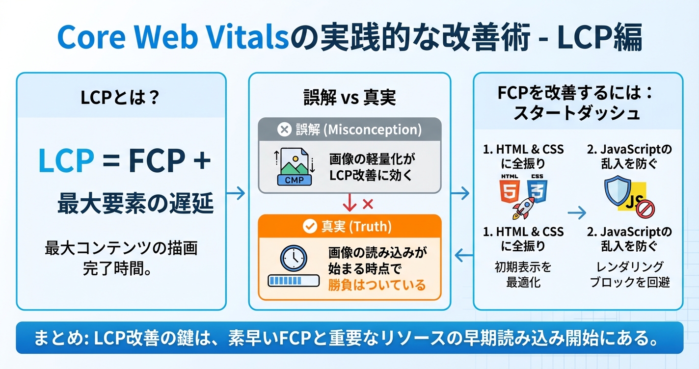 Core Web Vitalsの実践的な改善術 - LCP編