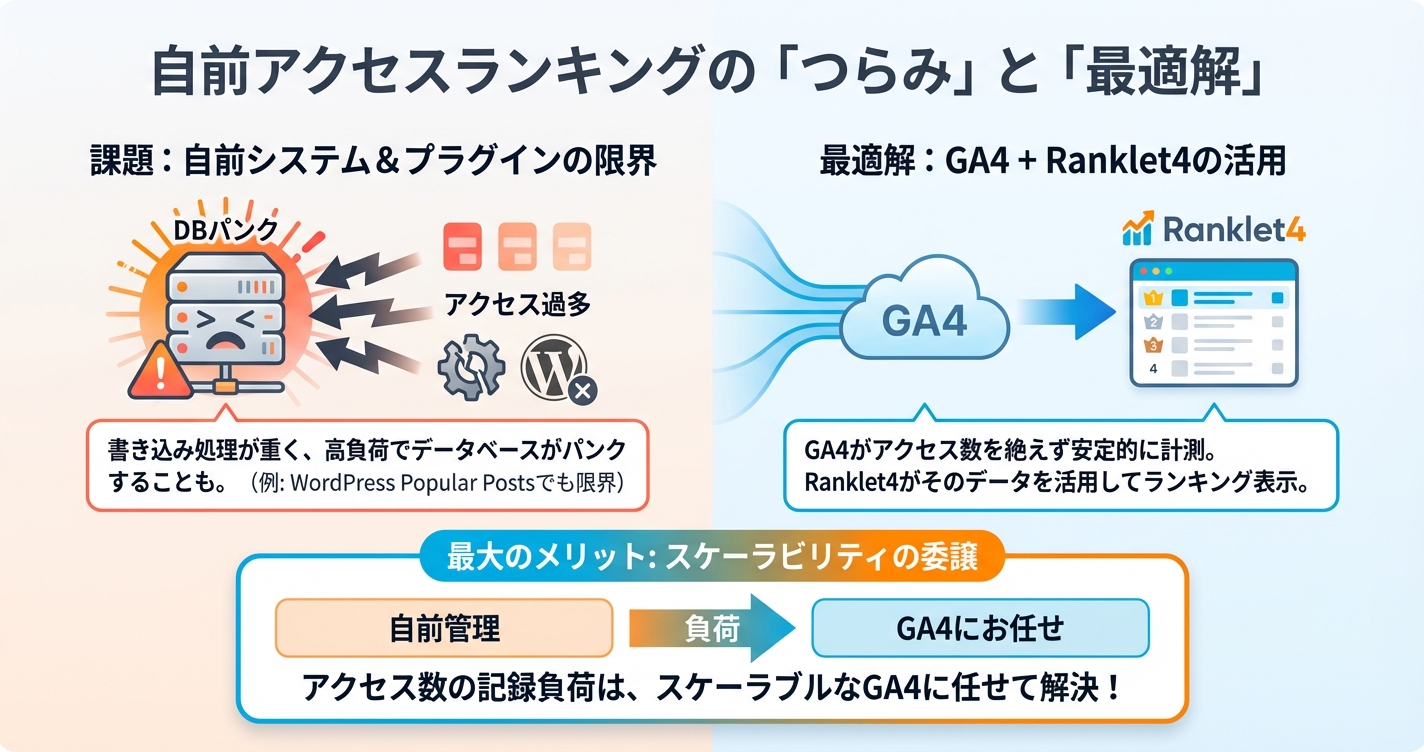 自前アクセスランキング実現のつらみ