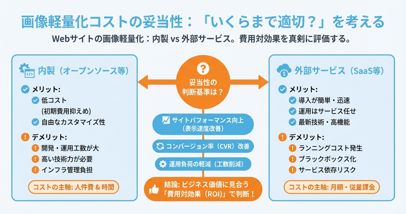 画像軽量化コストの妥当性「いくらまで適切？」を考える